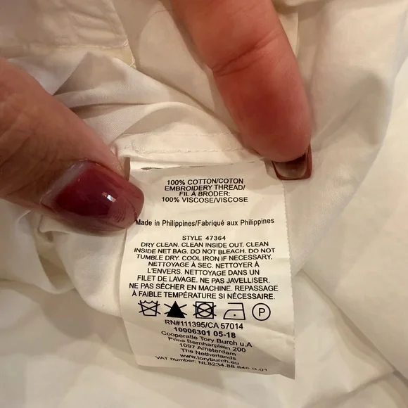 EUC Tory Burch Amy Top - Size Medium - Picture 8 of 10